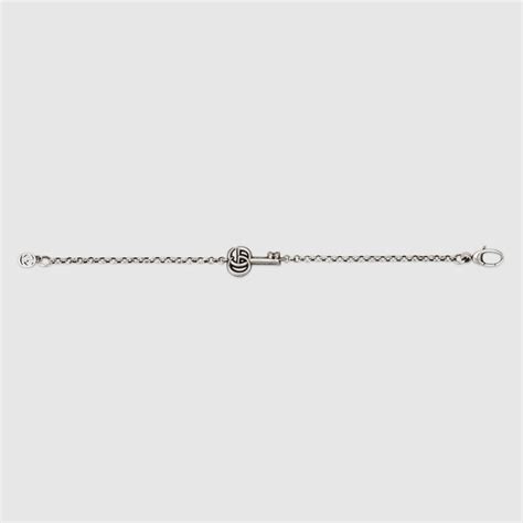 Bracciale con Doppia G in argento sterling 925 